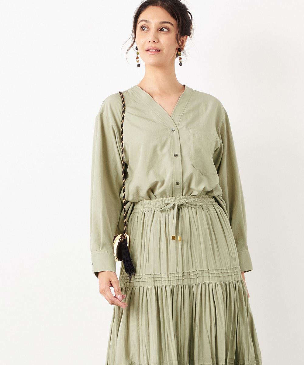  armoire capriceのバックシャーリングシャツ