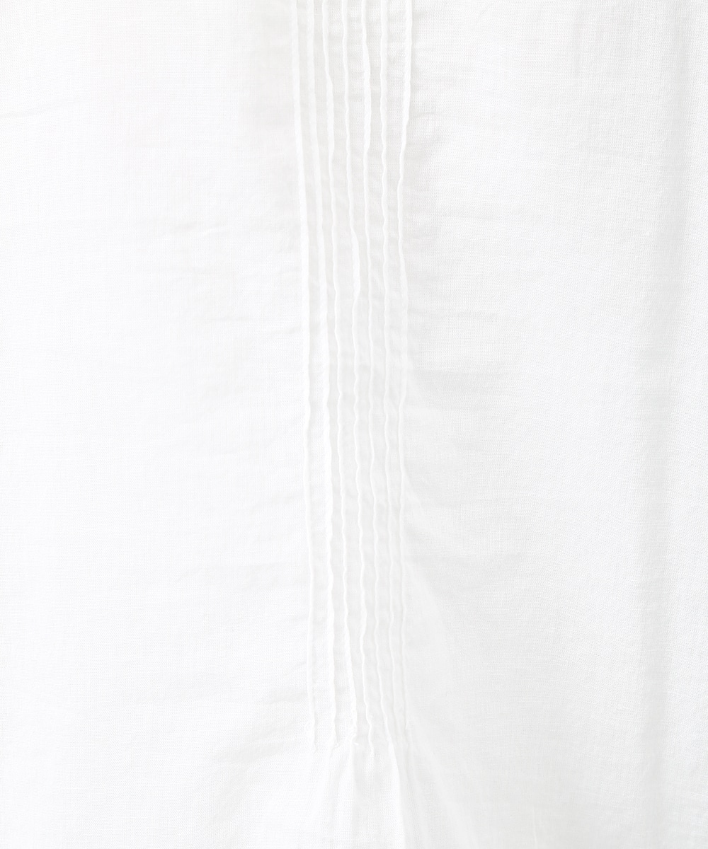 フロントフリルタックブラウス