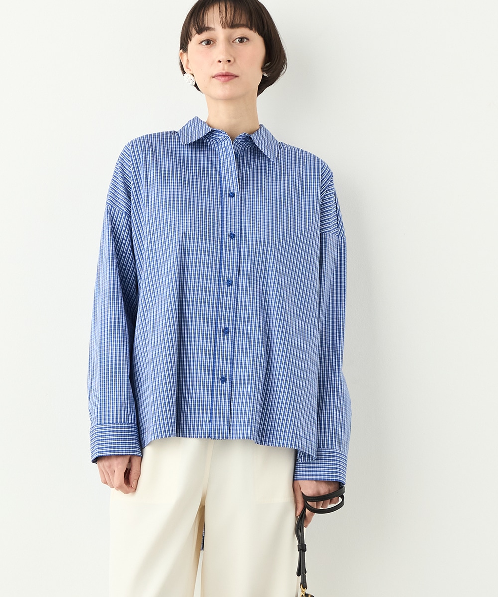 チェックデザインシャツ