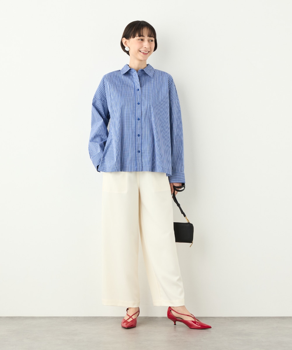 チェックデザインシャツ