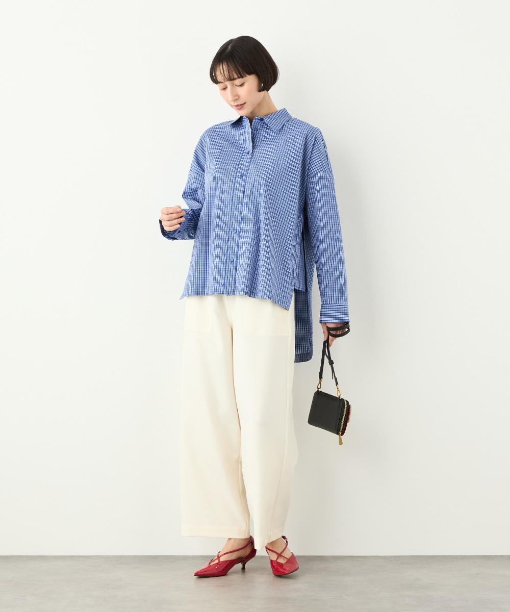 チェックデザインシャツ