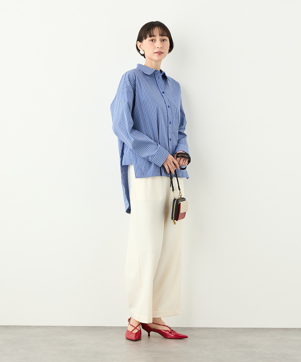 チェックデザインシャツ