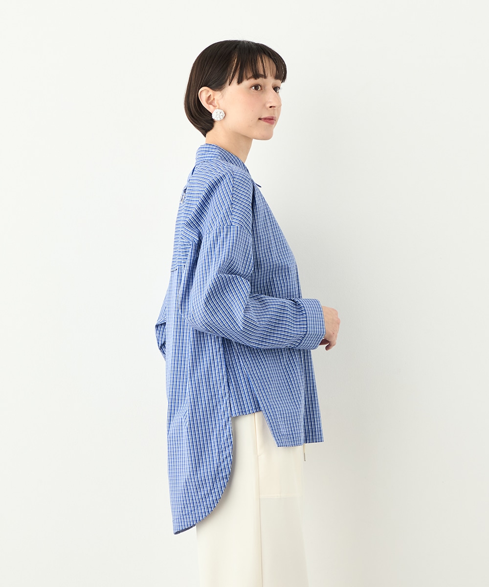 チェックデザインシャツ