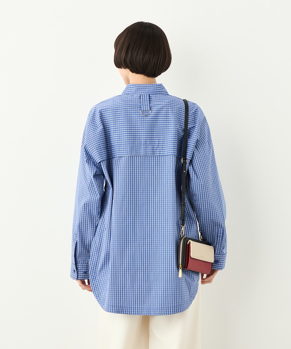 チェックデザインシャツ