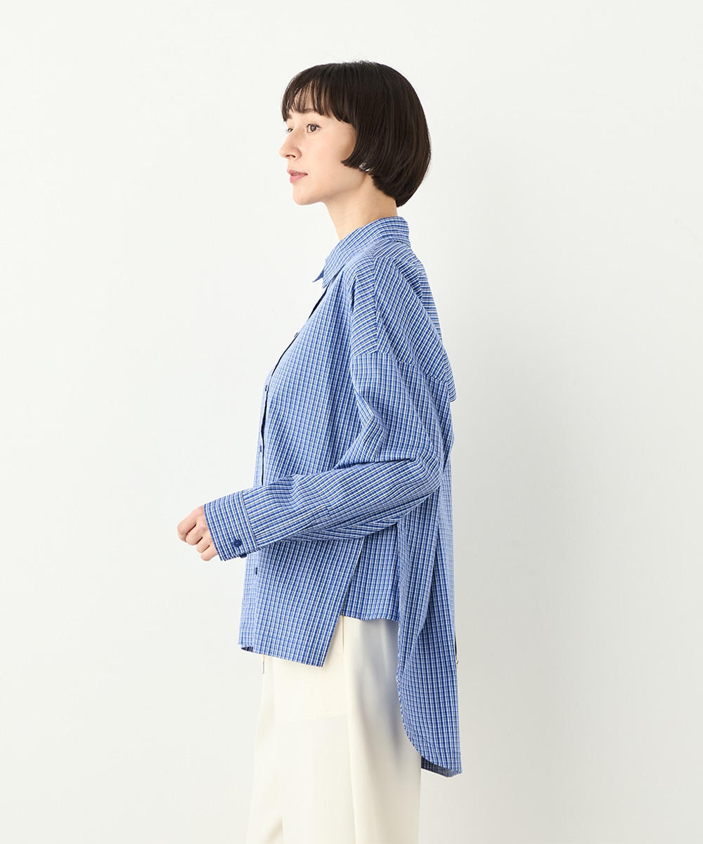 チェックデザインシャツ