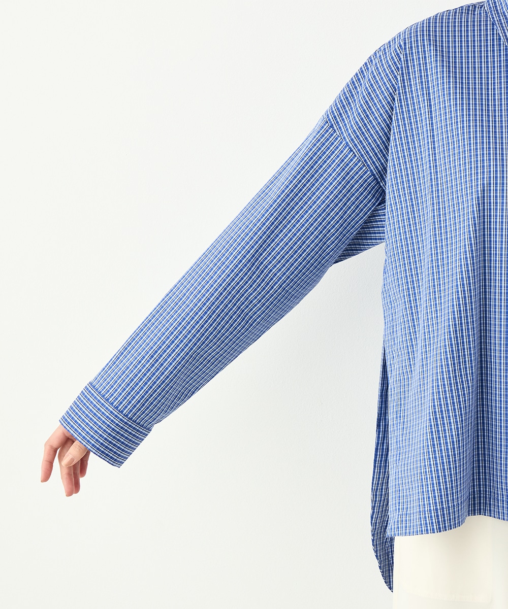 チェックデザインシャツ