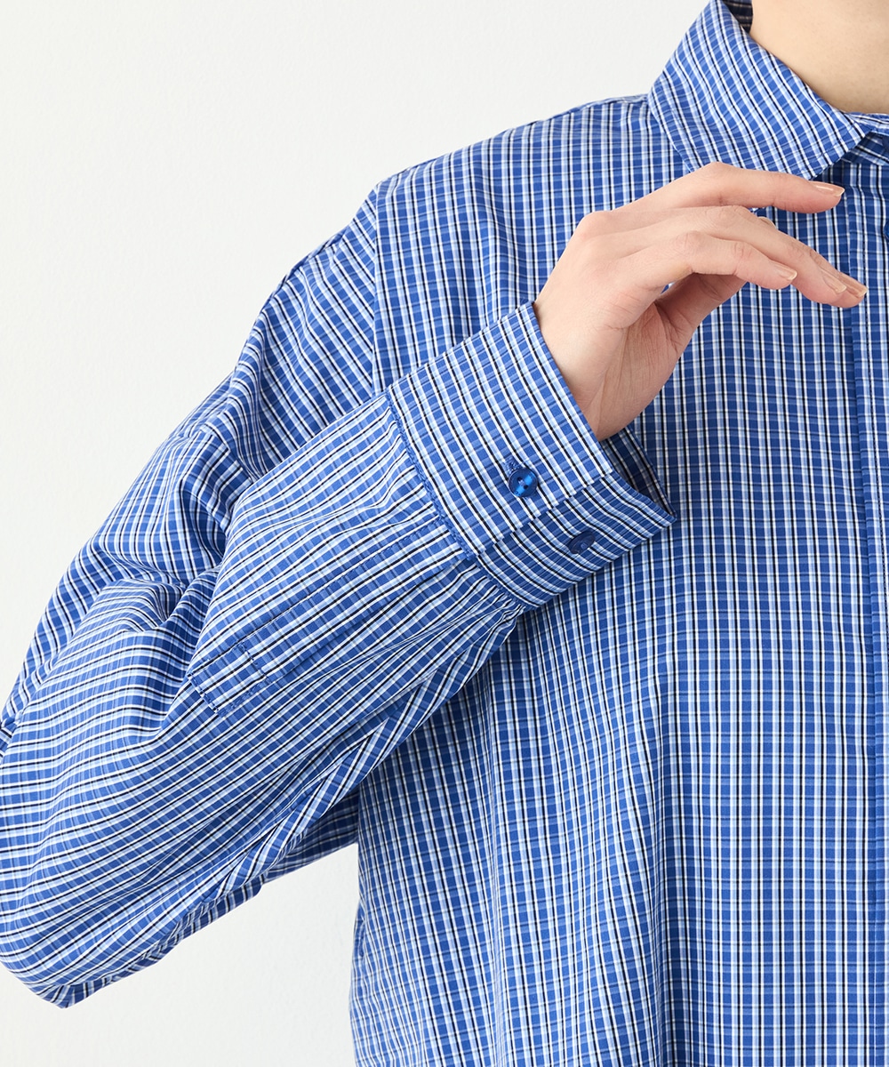 チェックデザインシャツ