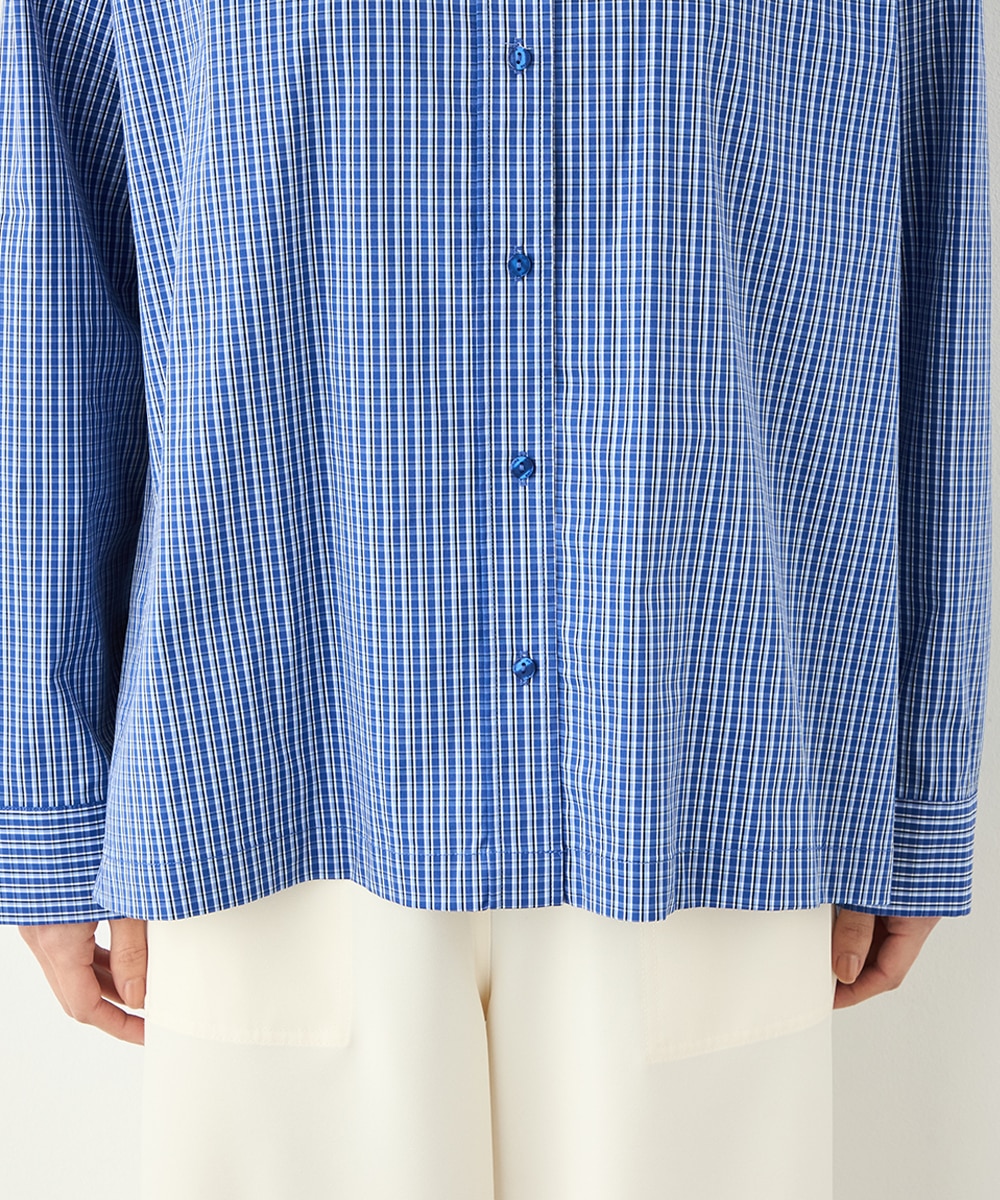 チェックデザインシャツ