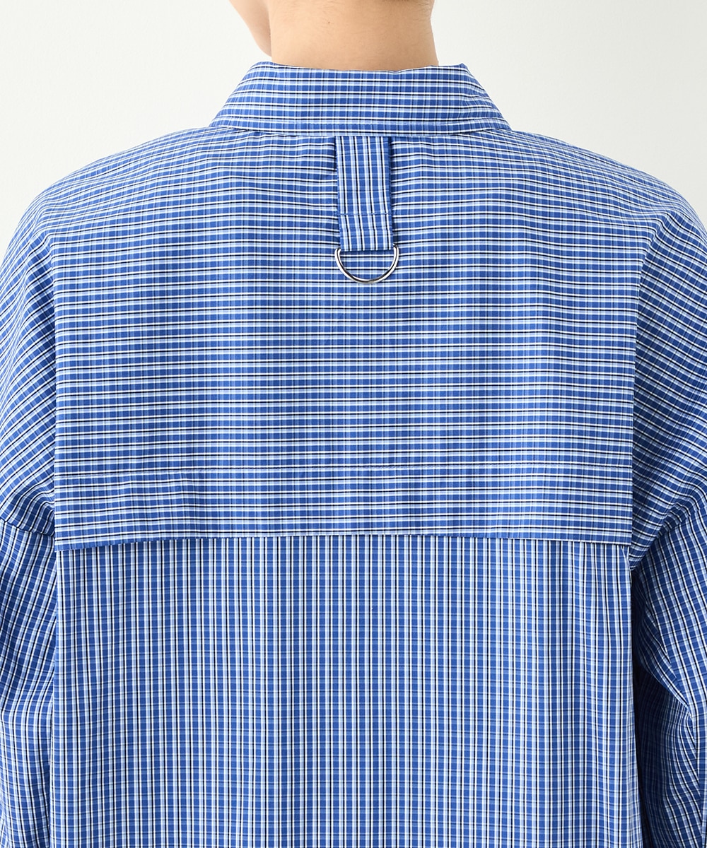 チェックデザインシャツ