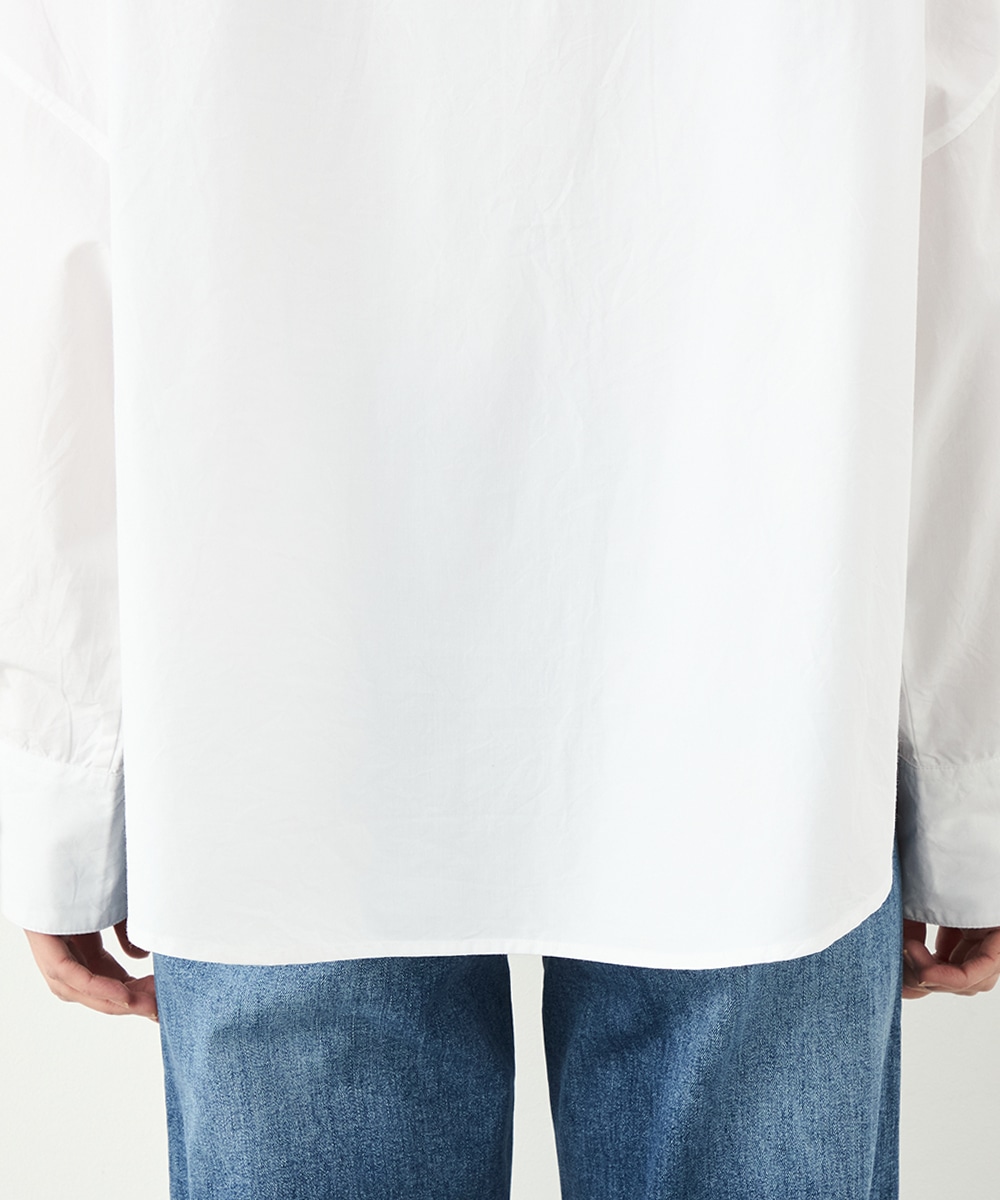 カットワークレースオーバーシャツ