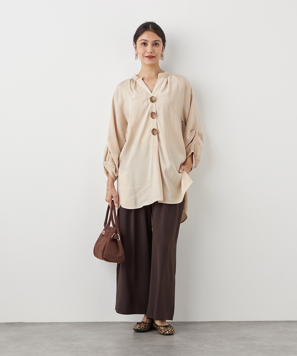 BIGボタンチュニック