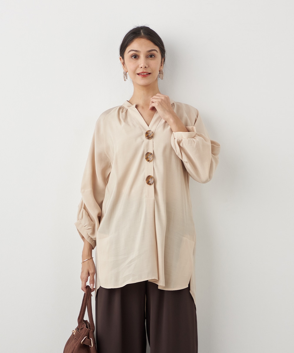 BIGボタンチュニック