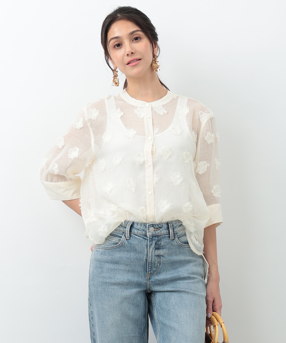 モチーフシアーブラウス