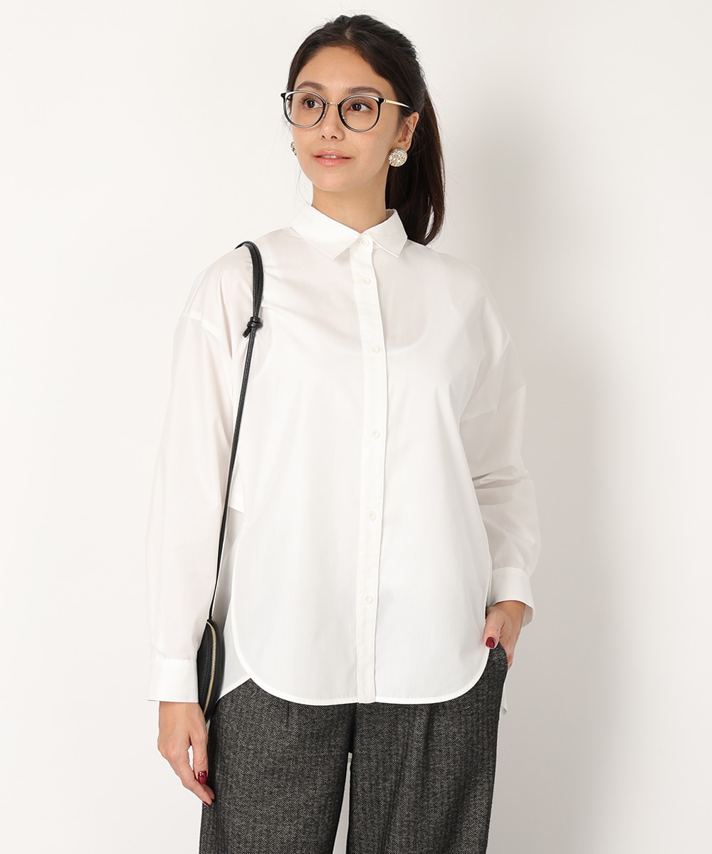 バックプリーツシャツ