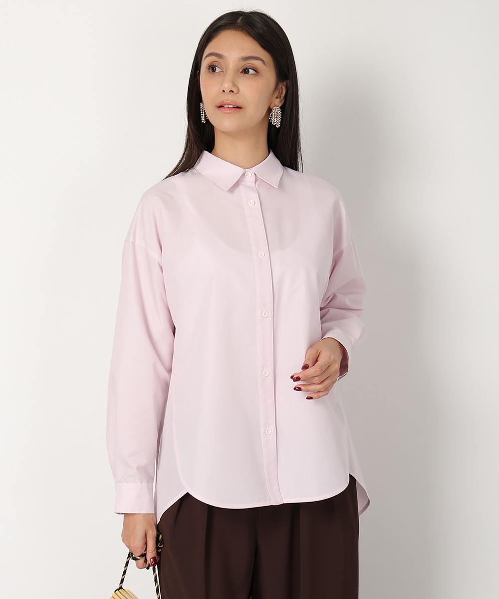 バックプリーツシャツ