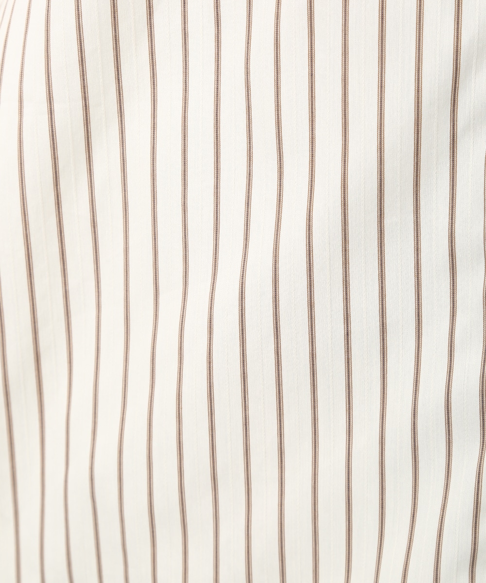 レイヤードストライプシャツ