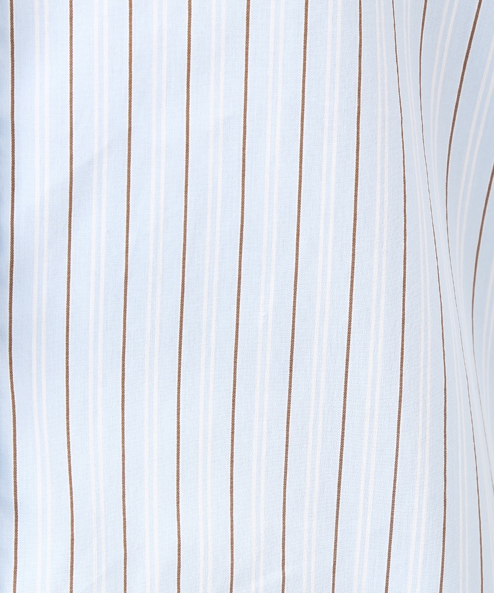 レイヤードストライプシャツ