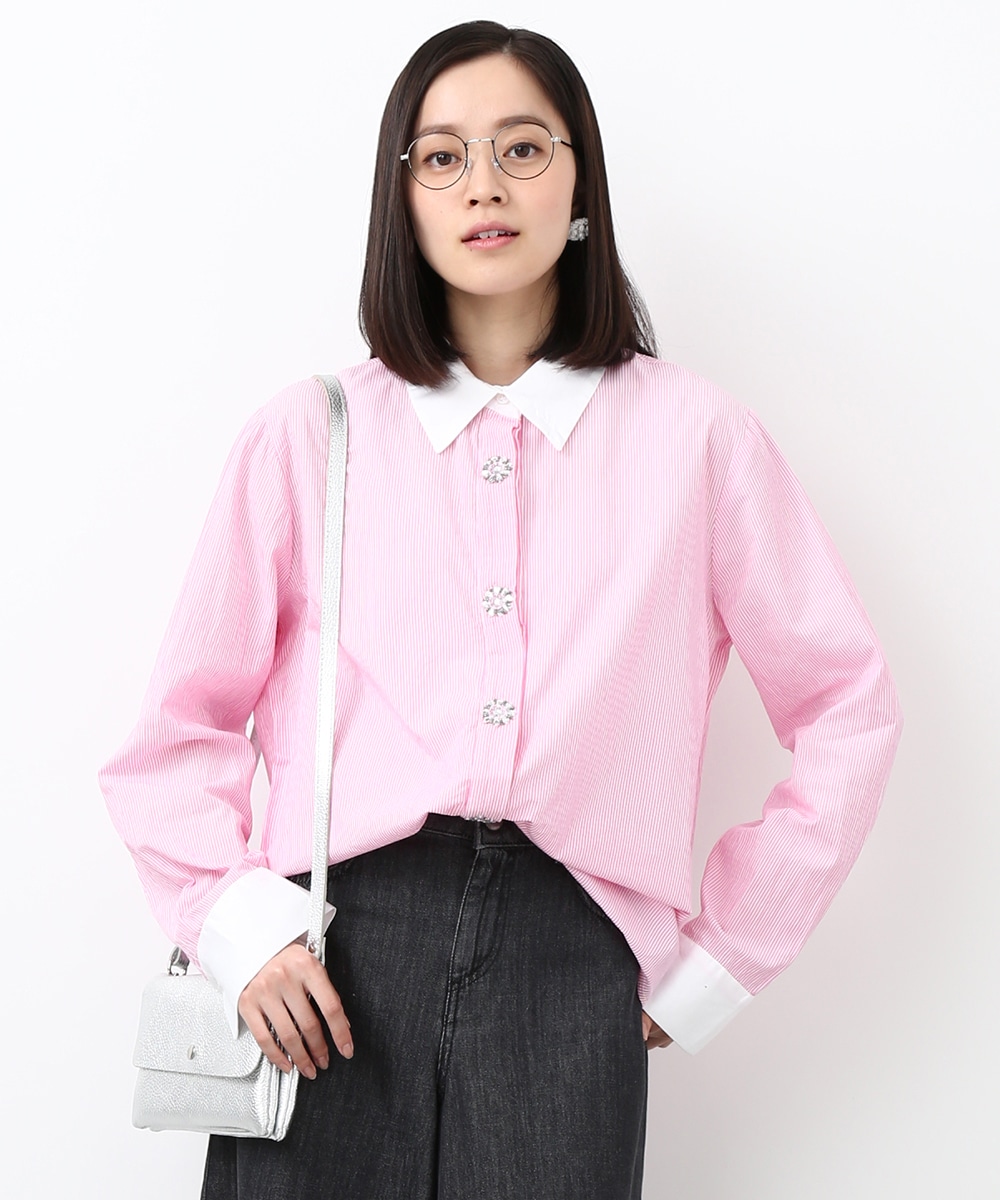 ビジュークレリックシャツ