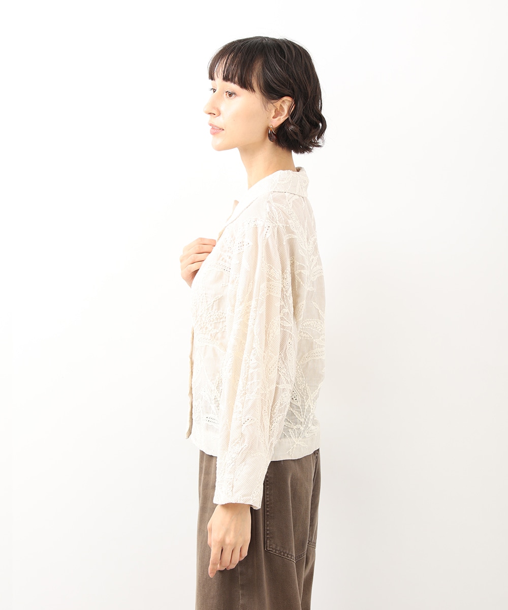 刺繍ドルマンシャツ