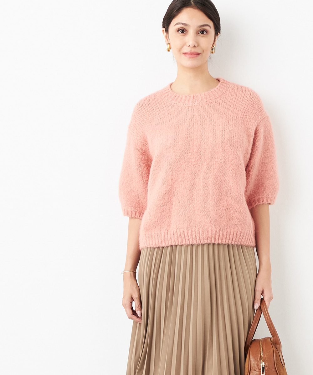  armoire capriceのパフスリーブニット