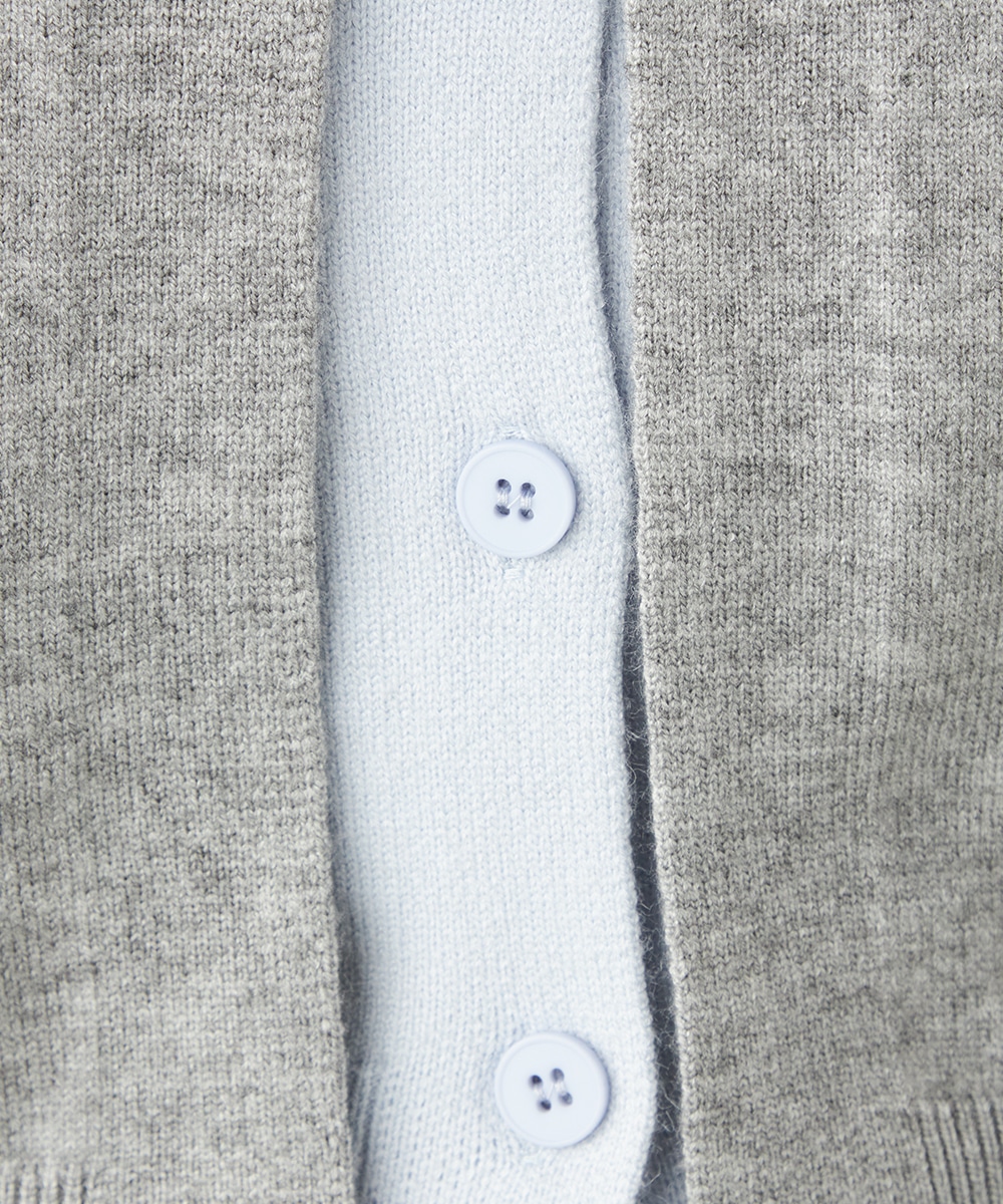 レイヤードデザインニット