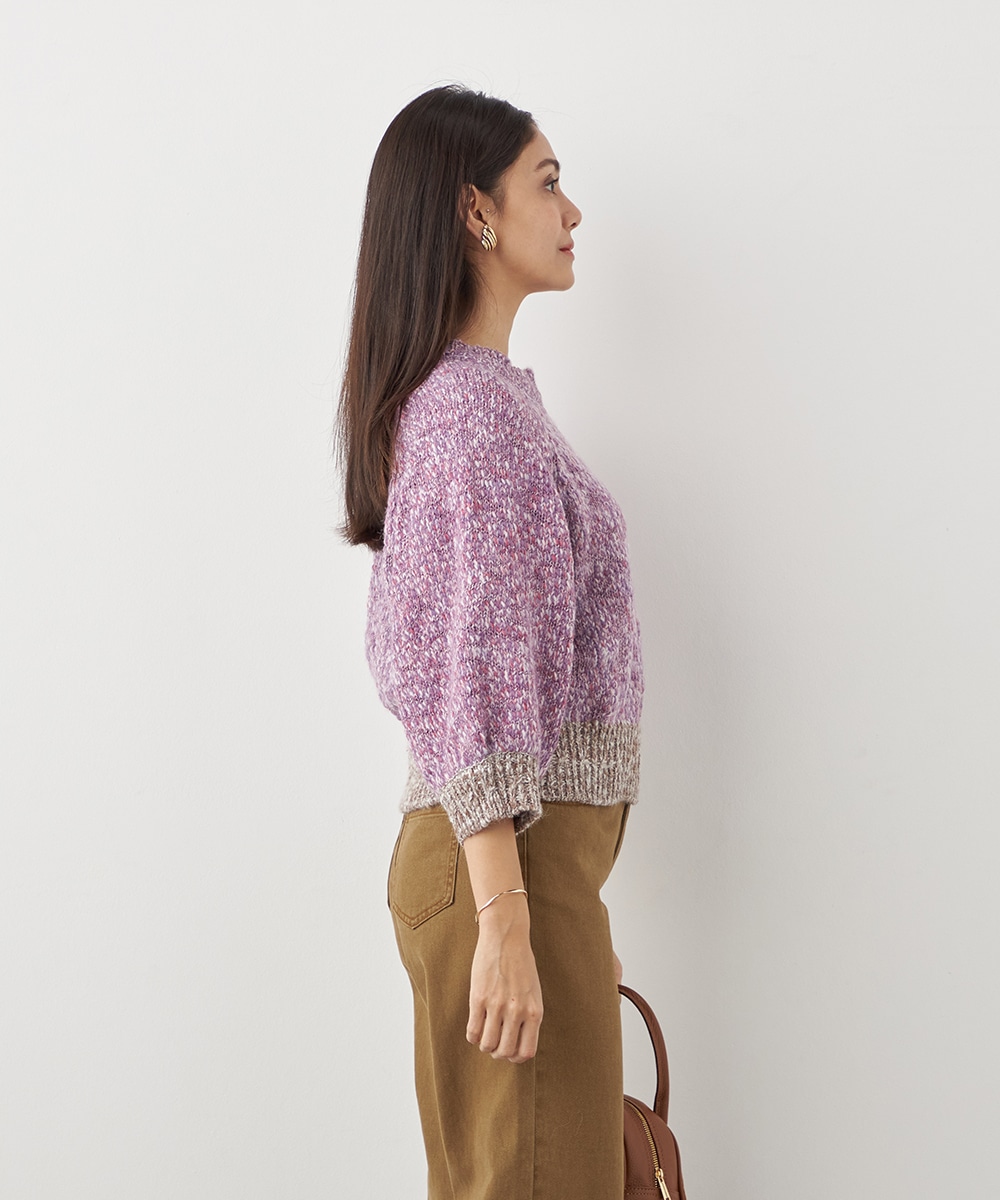 配色コンパクトニット