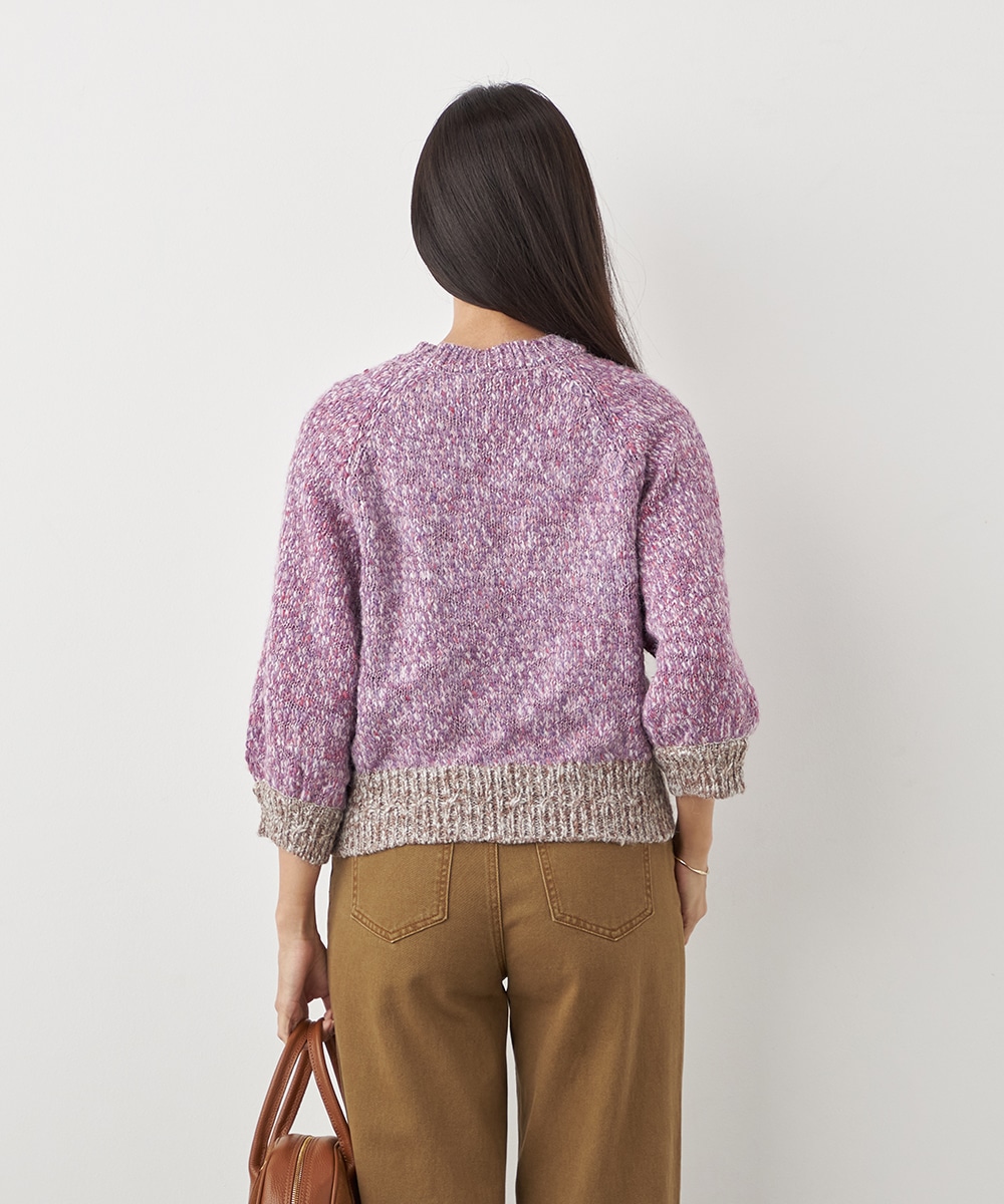 配色コンパクトニット