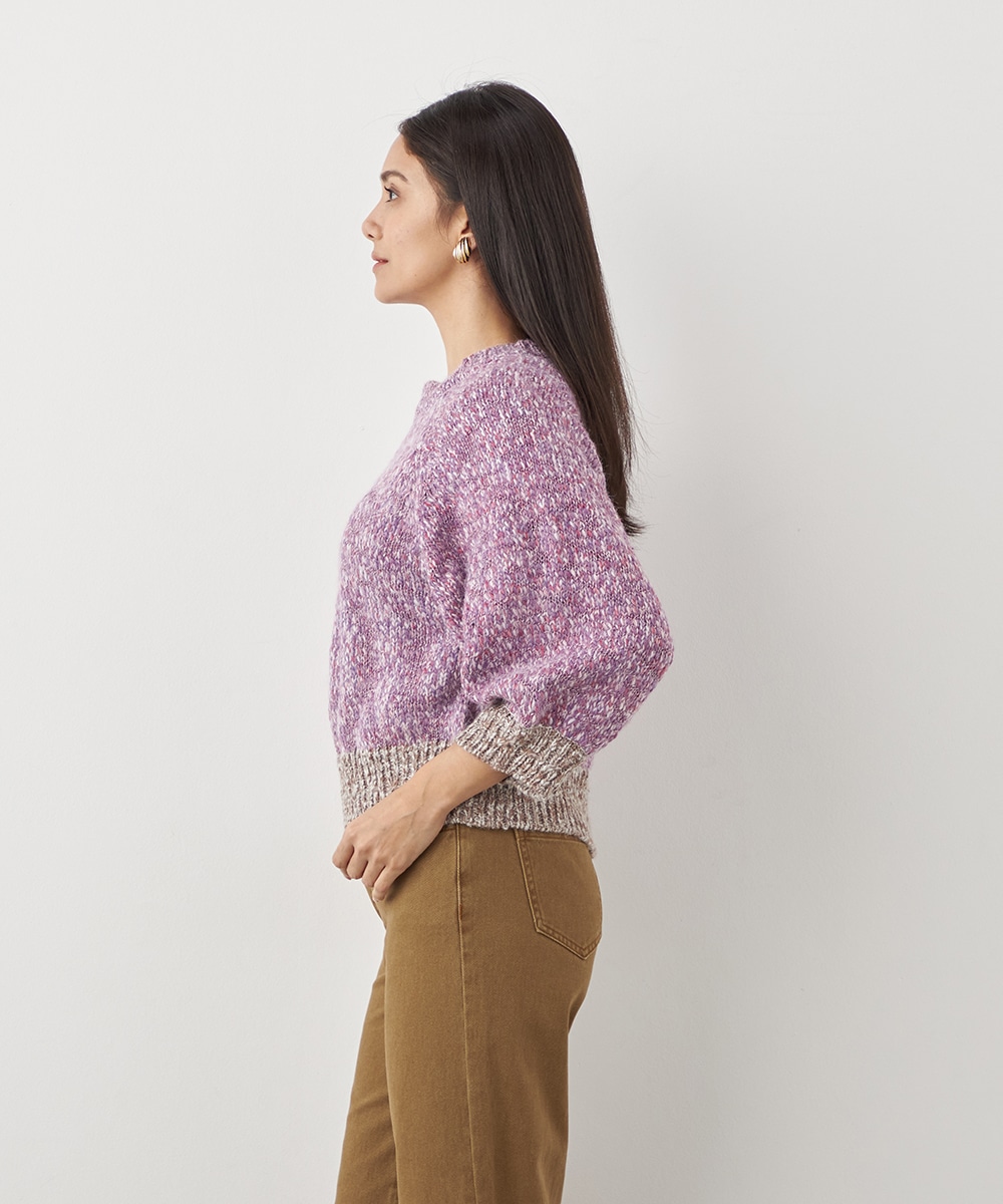 配色コンパクトニット