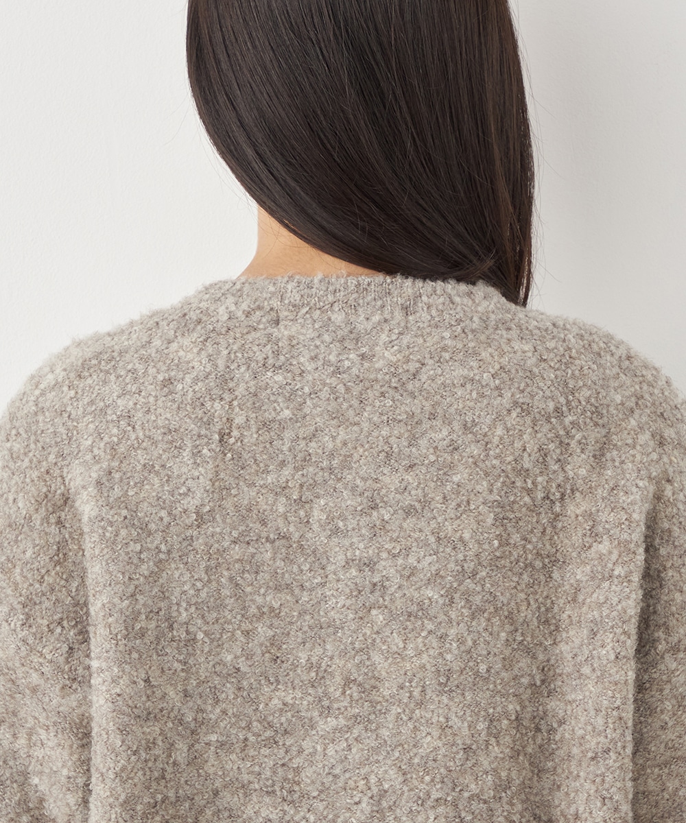 ハート釦カーディガン