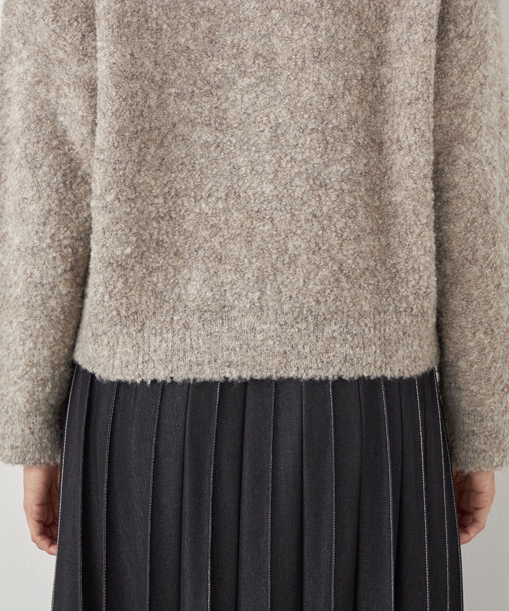 ハート釦カーディガン