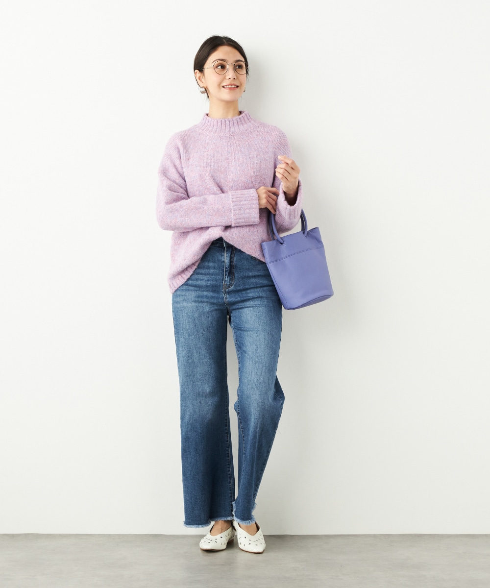 MIXタートルニット