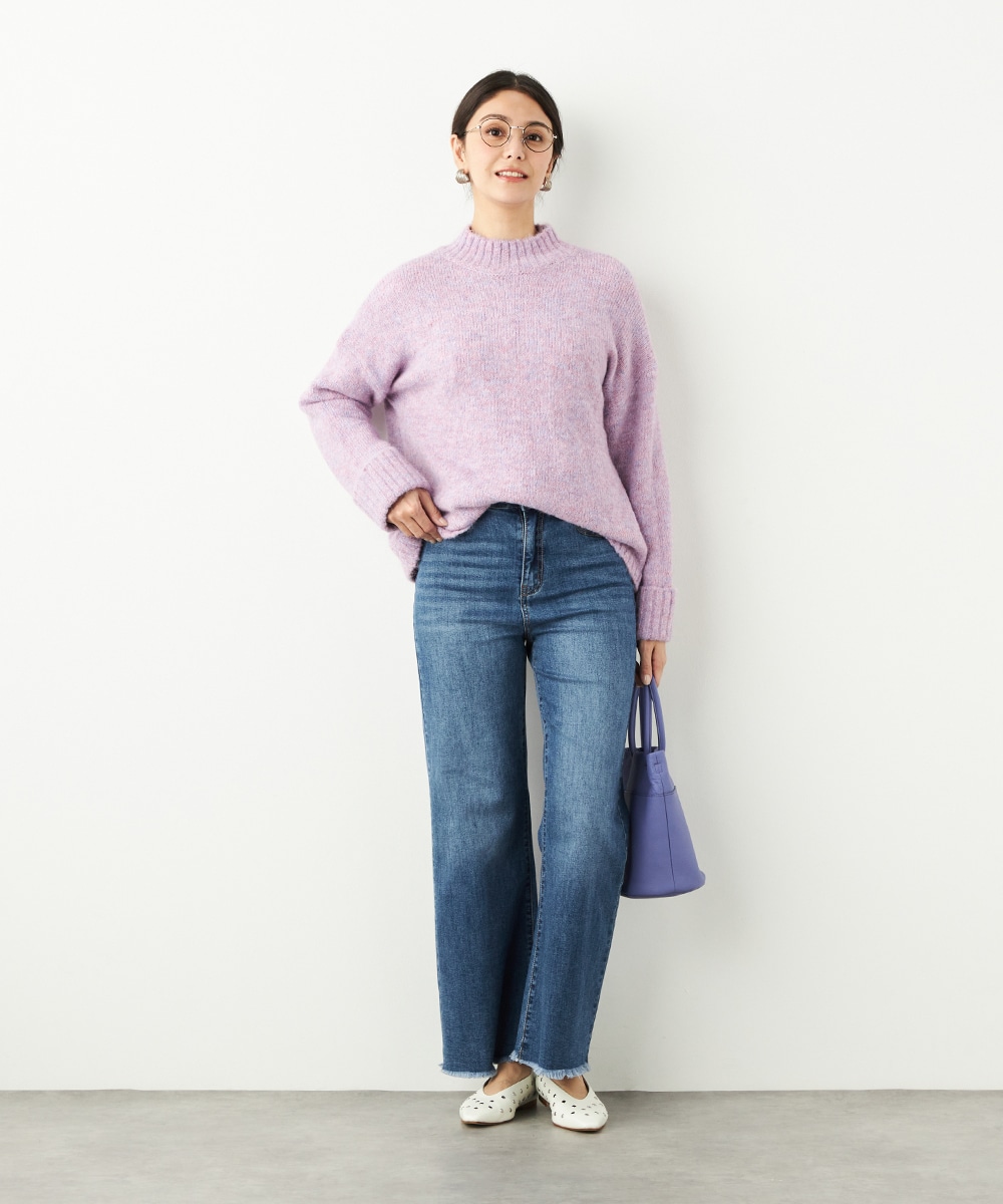 MIXタートルニット