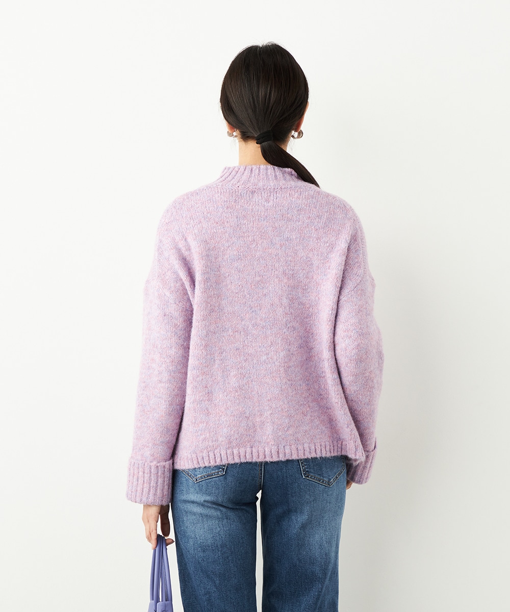 MIXタートルニット