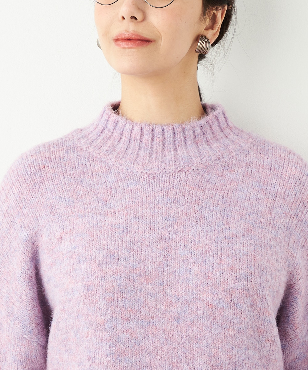 MIXタートルニット