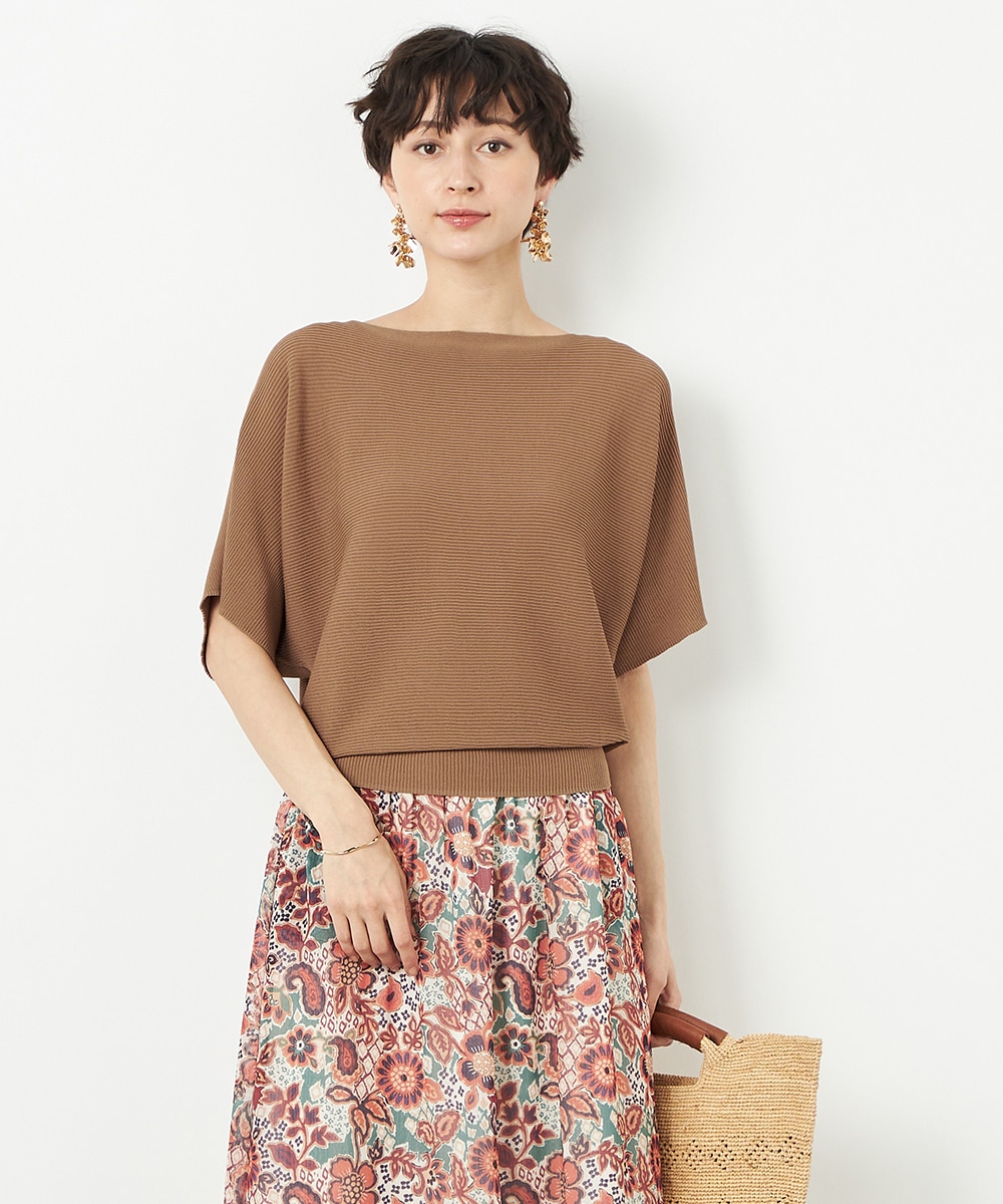  armoire capriceのドルマンスリーブニット