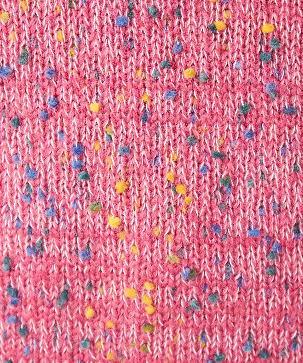 カラーネップニット