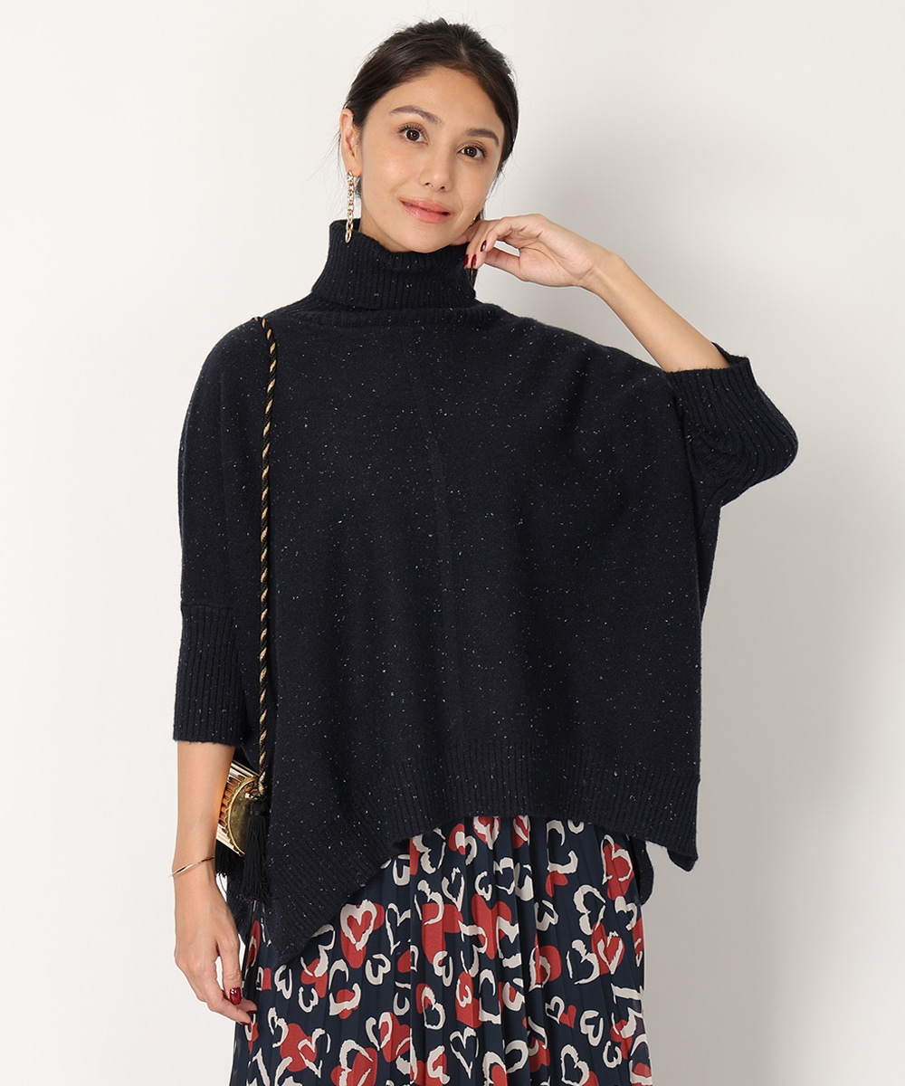 ネップニットチュニック