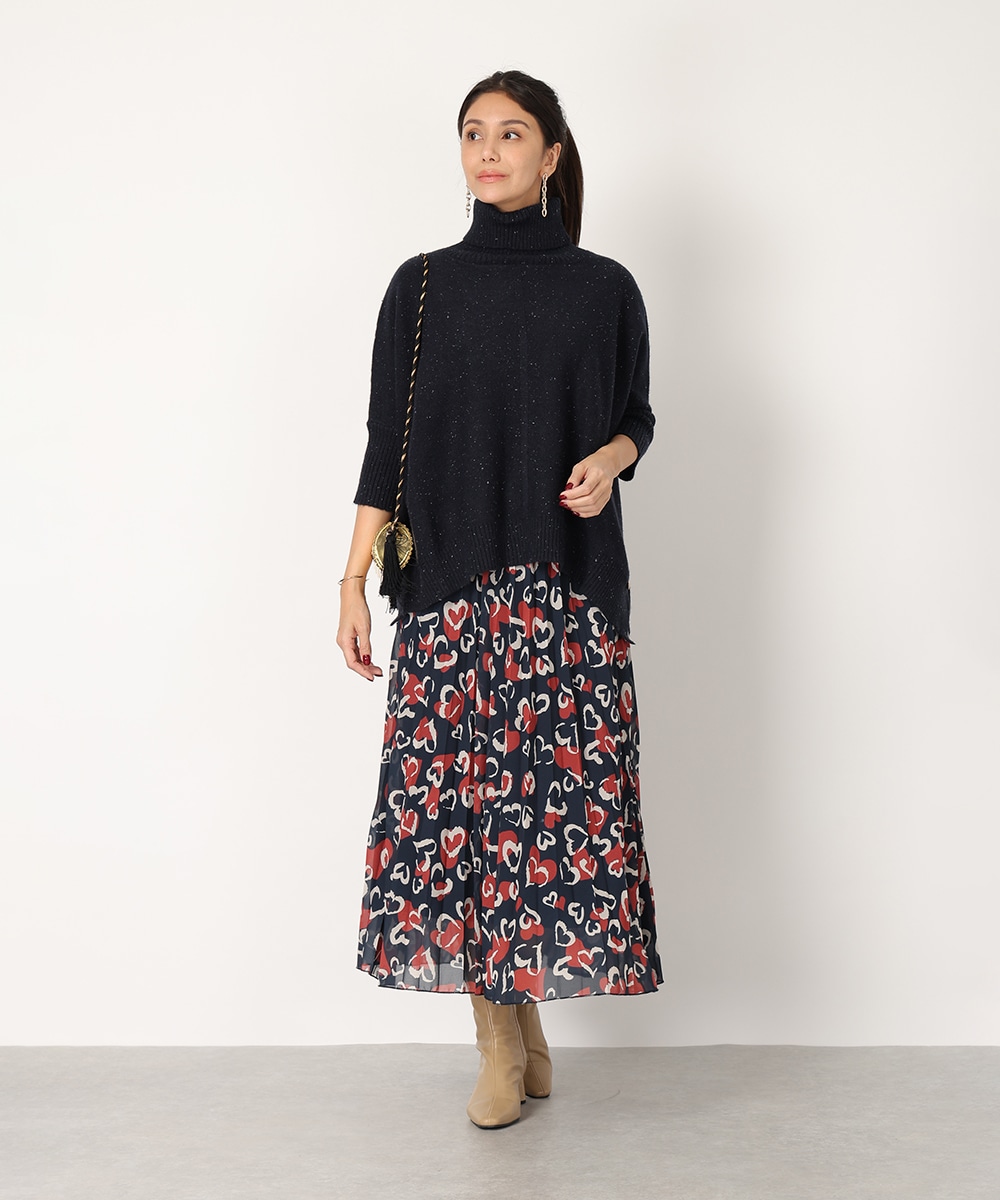 ネップニットチュニック