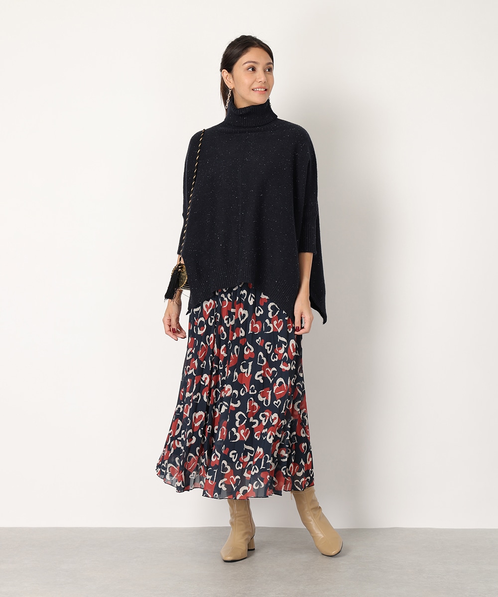 ネップニットチュニック