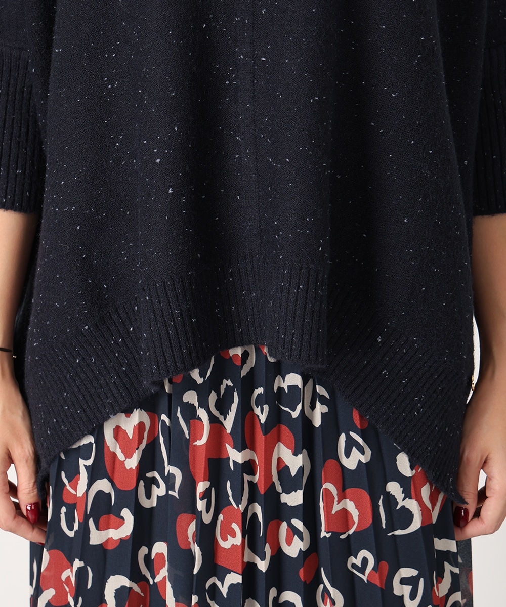 ネップニットチュニック