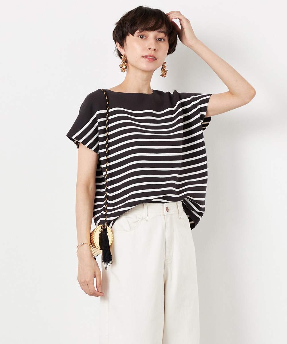  armoire capriceのパネルボーダープルオーバー