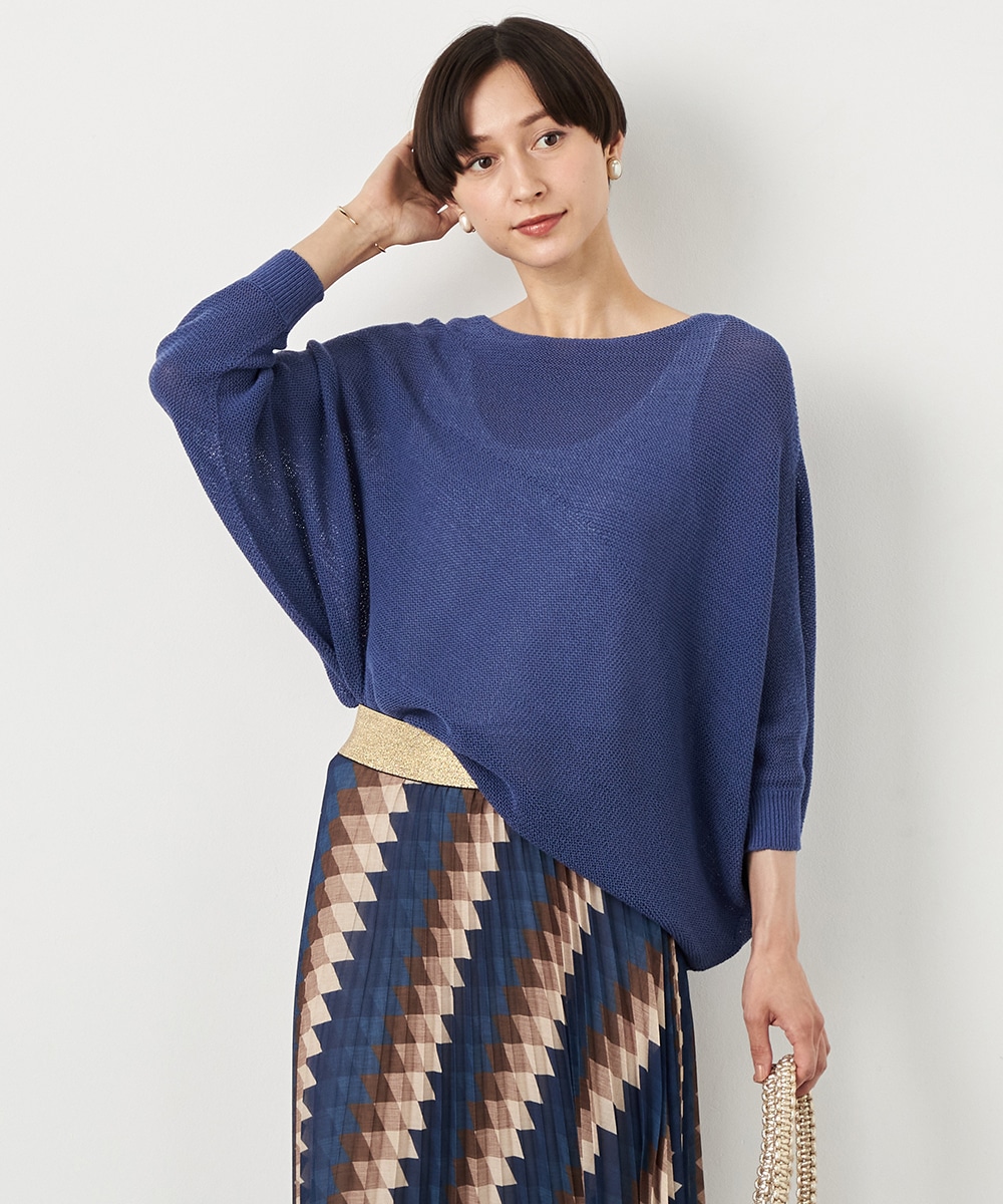  armoire capriceのアシメホールガーメントニット