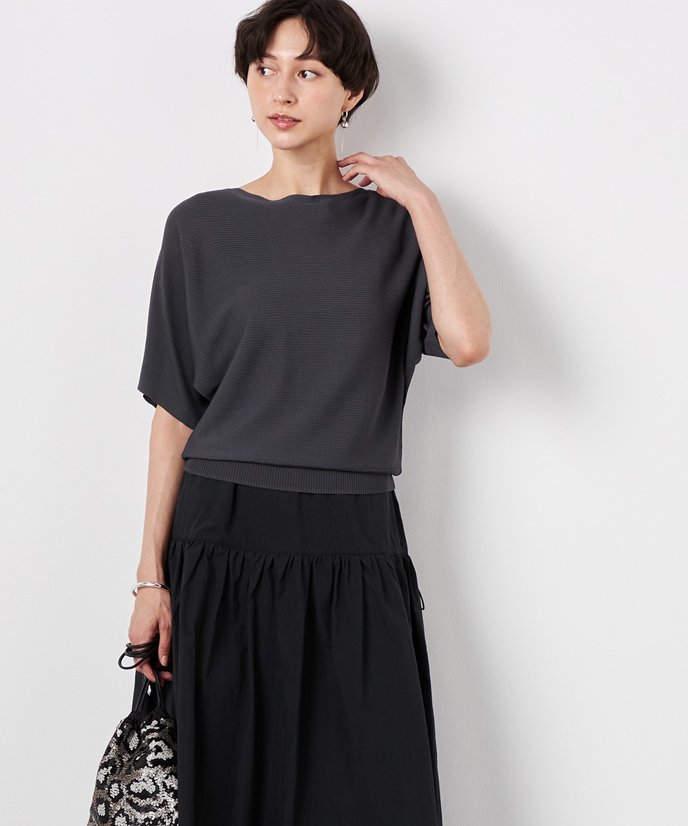  armoire capriceのドルマンスリーブニット
