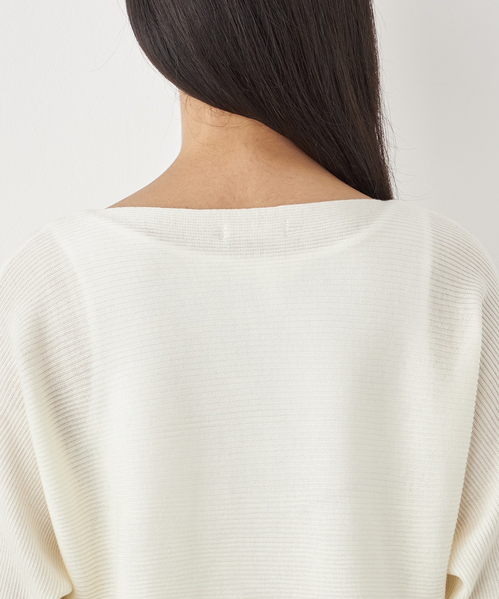 ドルマンスリーブニット