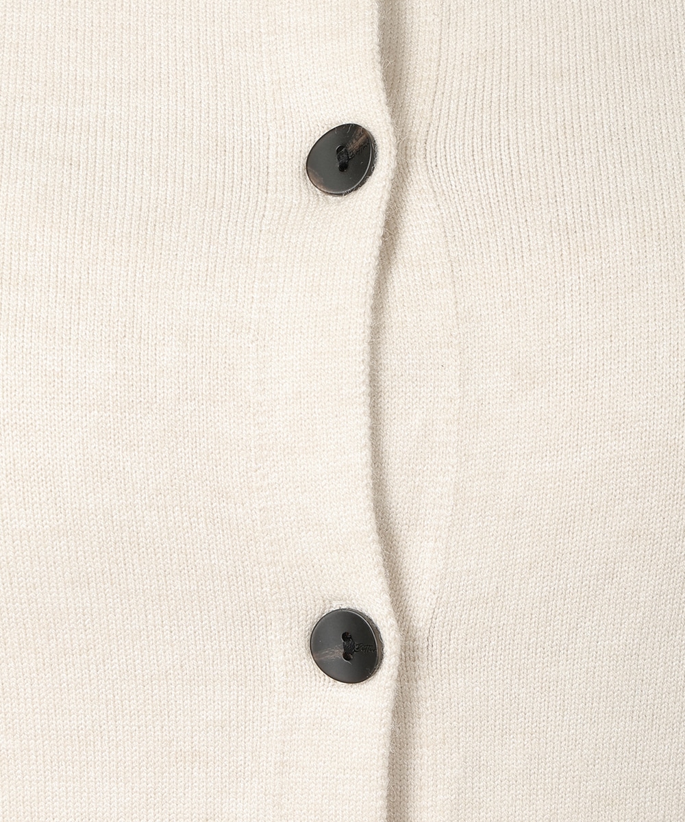 レイヤードバイカラーニットカーディガン