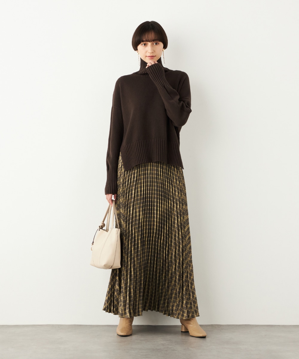 タートルニットチュニック