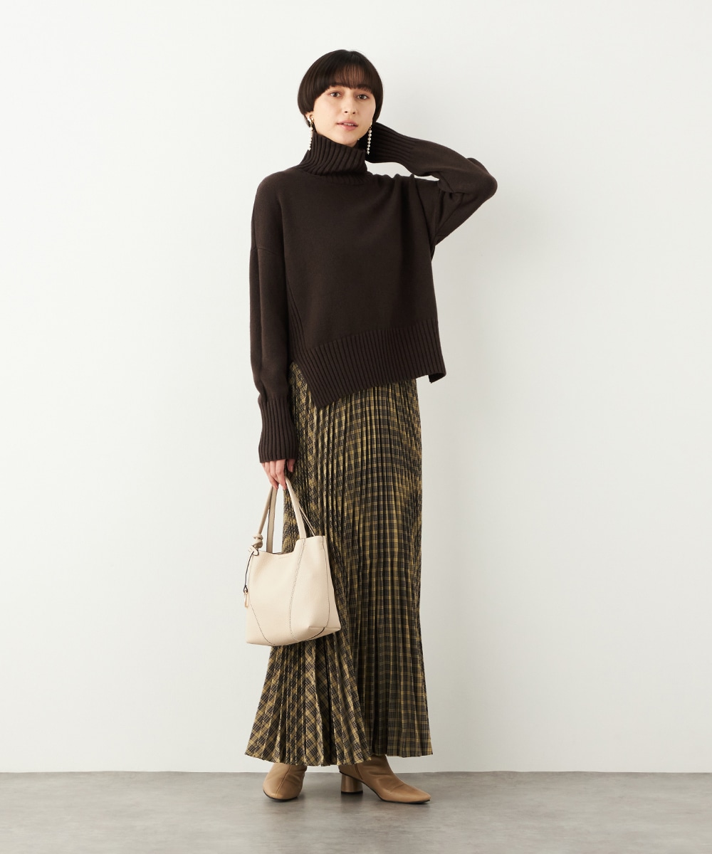タートルニットチュニック