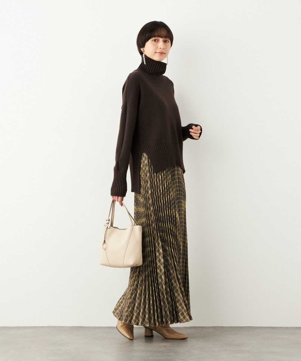 タートルニットチュニック