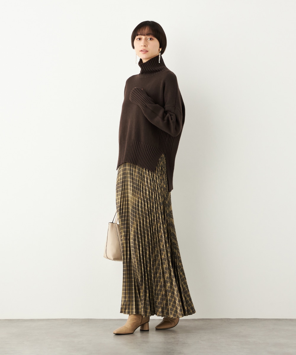 タートルニットチュニック