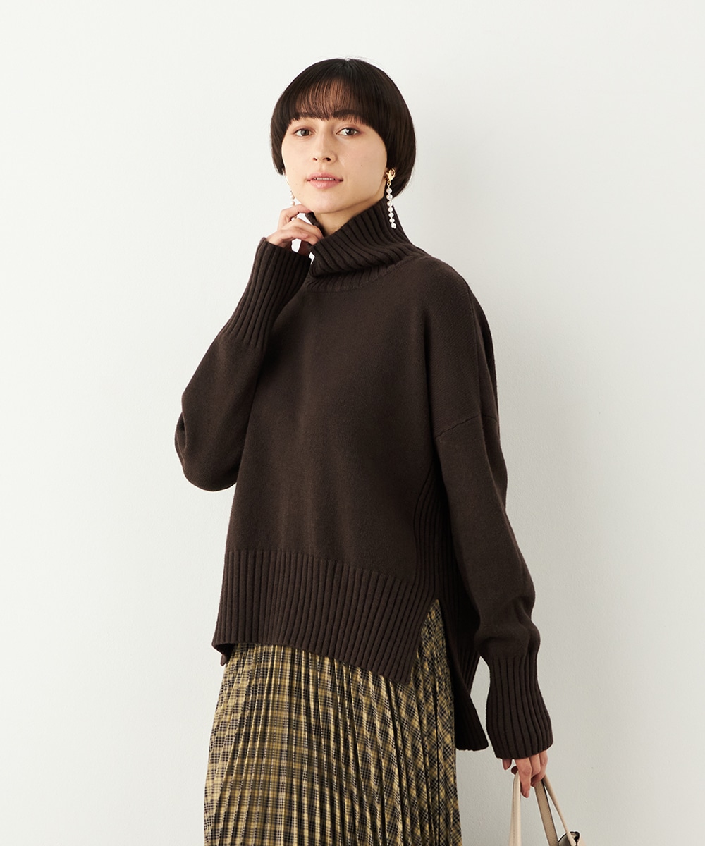 タートルニットチュニック